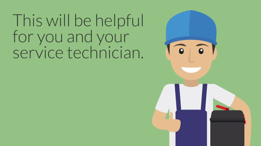 Cartoon of a smiling service technician gives a thumbs up.